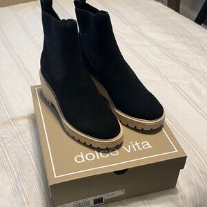Dolce Vita Black Ankle Booties
